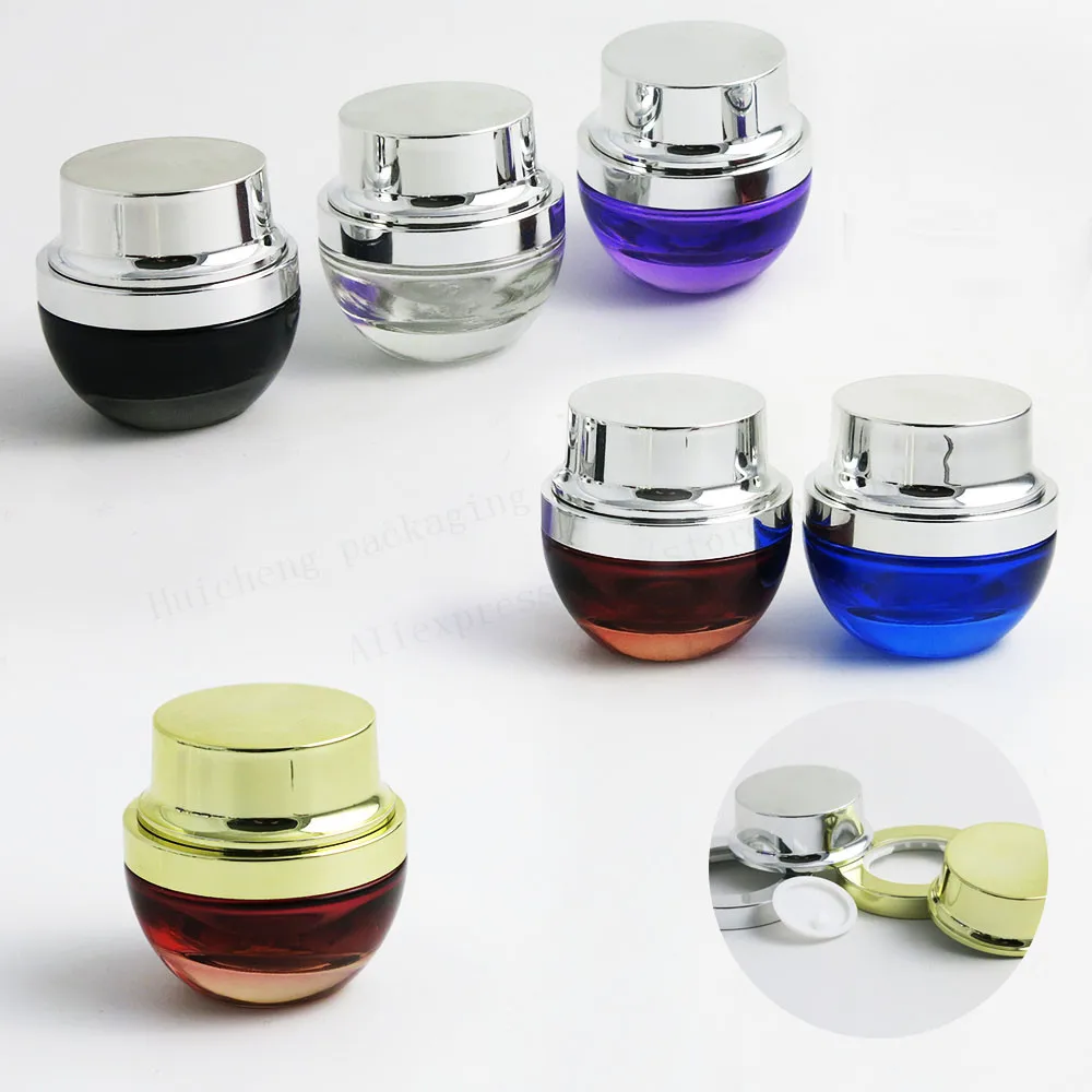 6 x 20G Glass Jar, 20cc Clear,red,black,purple Cosmetic Container, 20cc Glass Container,Cosmetic Packaging
6 x 20G Glass Jar, 20cc Clear,red,black,purple Cosmetic Container, 20cc Glass Container,Cosmetic Packaging