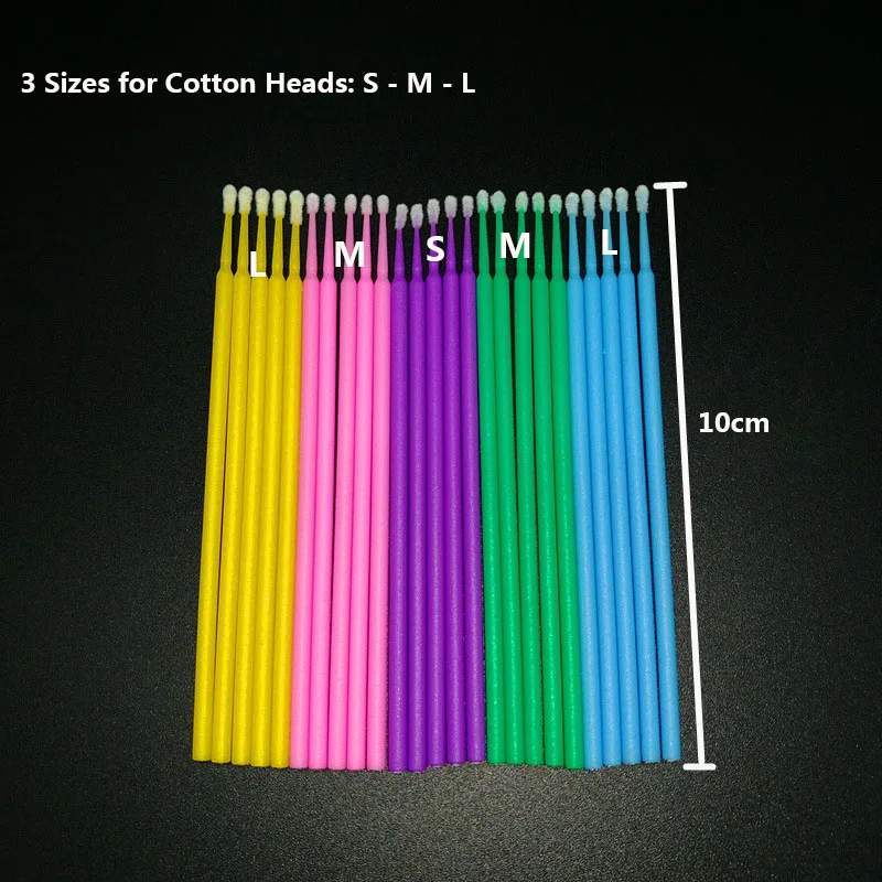 100pc/lot Micro Brushes Eye Lash Glue Brushes Eyelashes Extension Lint Free Disposable Applicators Sticks Makeup Tools
100pc/lot Micro Brushes Eye Lash Glue Brushes Eyelashes Extension Lint Free Disposable Applicators Sticks Makeup Tools