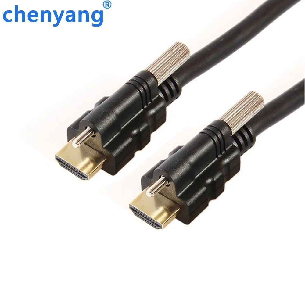 HDTV-compatible 1080P Male to Male Audio Video Cable with Lock Screws Panel Mount For Monitor Projector BD Player Laptop PC 1m
HDTV-compatible 1080P Male to Male Audio Video Cable with Lock Screws Panel Mount For Monitor Projector BD Player Laptop PC 1m