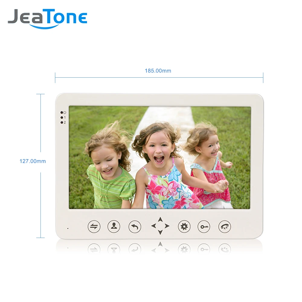 JeaTone 7" TFT LCD Wired Video Door Phone Intercom Unlocking Doorbell Home Security Camera Night Vision Doorbell Free Shipping
JeaTone 7" TFT LCD Wired Video Door Phone Intercom Unlocking Doorbell Home Security Camera Night Vision Doorbell Free Shipping