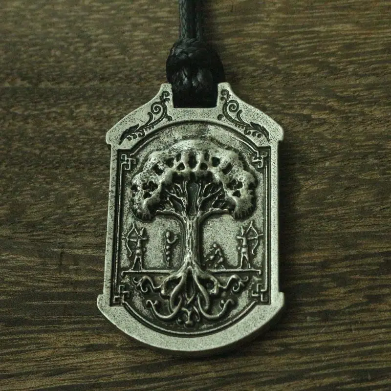 Lanseis 10 шт. Викинг один волк и орел норвежский кулон Valknut мужское ожерелье Vegvisir