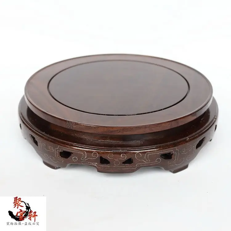 Black catalpa wood real wood carving handicraft household act the role ofing is tasted furnishing articles vase flowerpot base
Black catalpa wood real wood carving handicraft household act the role ofing is tasted furnishing articles vase flowerpot base