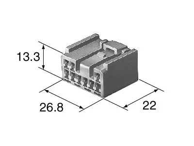Sumitomo оригинальный 9-контактный гнездовой разъем 6248-5270 
Sumitomo оригинальный 9-контактный гнездовой разъем 6248-5270