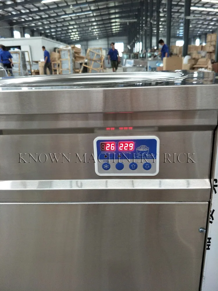 The Rtified Stainless Steel 45/50cm Single Round Fried Ice Cream Machine On Promotion Free Shipping By Sea
The Rtified Stainless Steel 45/50cm Single Round Fried Ice Cream Machine On Promotion Free Shipping By Sea