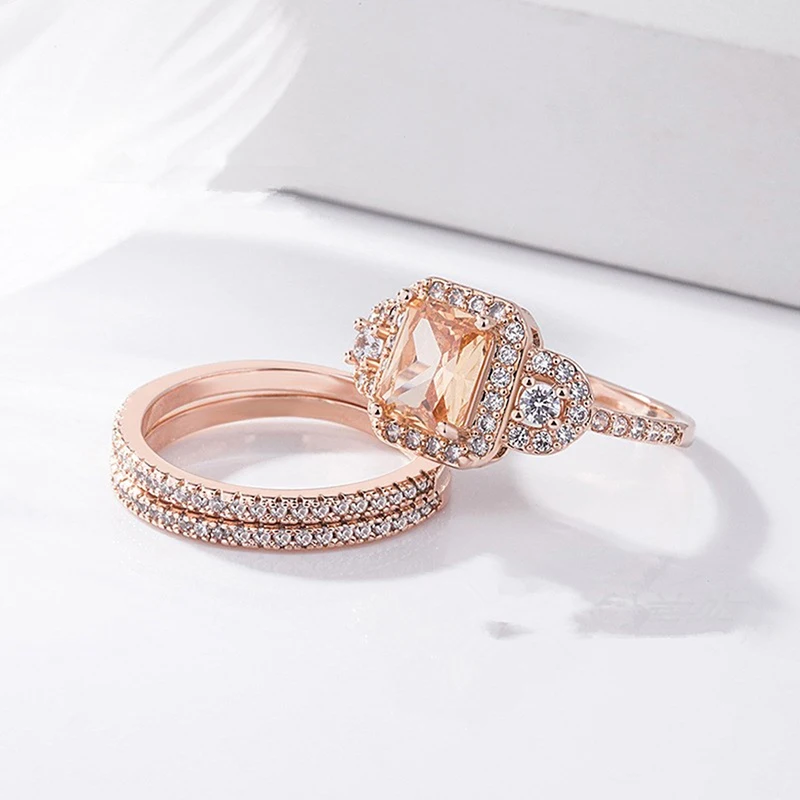 Fashion Newest Antique Vintage Design Milgrain 2 Carat Round Morganite Ring Set Woman Jewelry Wedding Engagement Gifts
Fashion Newest Antique Vintage Design Milgrain 2 Carat Round Morganite Ring Set Woman Jewelry Wedding Engagement Gifts