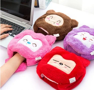 Симпатичный мультяшный коврик теплый зимний Коврик Для Мыши с USB подогревом для