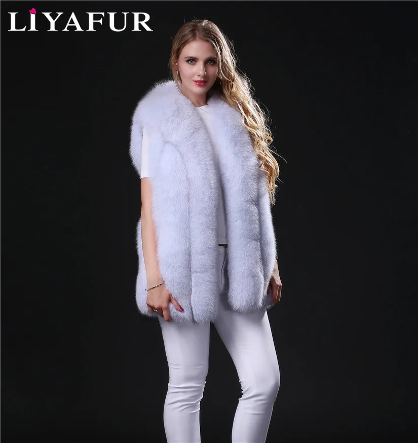 LIYAFUR настоящий натуральный Толстый синий жилет без рукавов с лисьим мехом зимний полный меховой жилет короткая куртка для женщин с воротник...
LIYAFUR настоящий натуральный Толстый синий жилет без рукавов с лисьим мехом зимний полный меховой жилет короткая куртка для женщин с воротник...