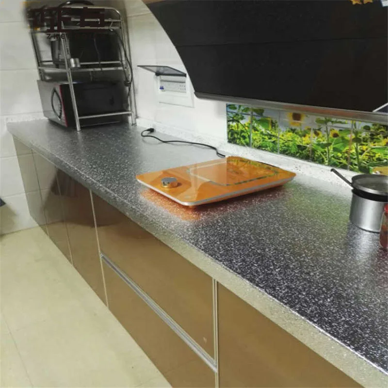Кухонная настенная плита алюминиевая фольга маслостойкий стикер s
