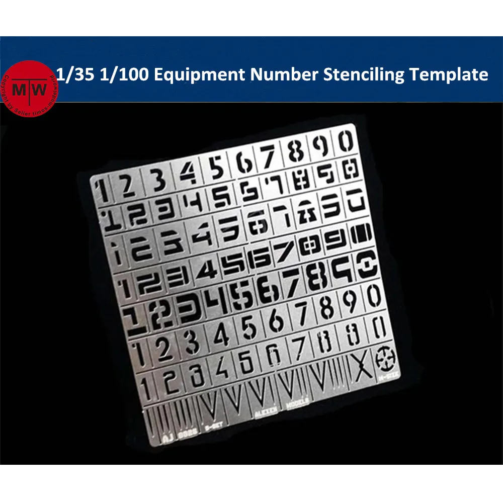 1/100 1/35 Scale Heavy Equipment Number Stenciling Template Leakage Spray Plate Tools for Gundam Military Model Kit AJ0026
1/100 1/35 Scale Heavy Equipment Number Stenciling Template Leakage Spray Plate Tools for Gundam Military Model Kit AJ0026