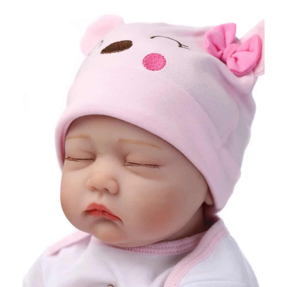 Npkколлекция Bebe Reborn куклы de Silicone девушка тело 55 см Спящая кукла реборн Игрушки для