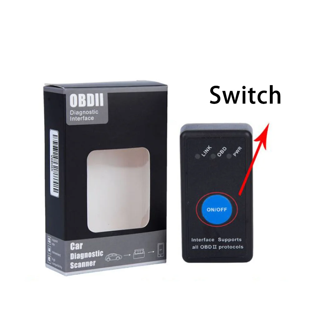 ELM327 Bluetooth 4,0 с переключателем OBD2 автомобильный диагностический детектор V1.5 Поддержка системы Android
ELM327 Bluetooth 4,0 с переключателем OBD2 автомобильный диагностический детектор V1.5 Поддержка системы Android