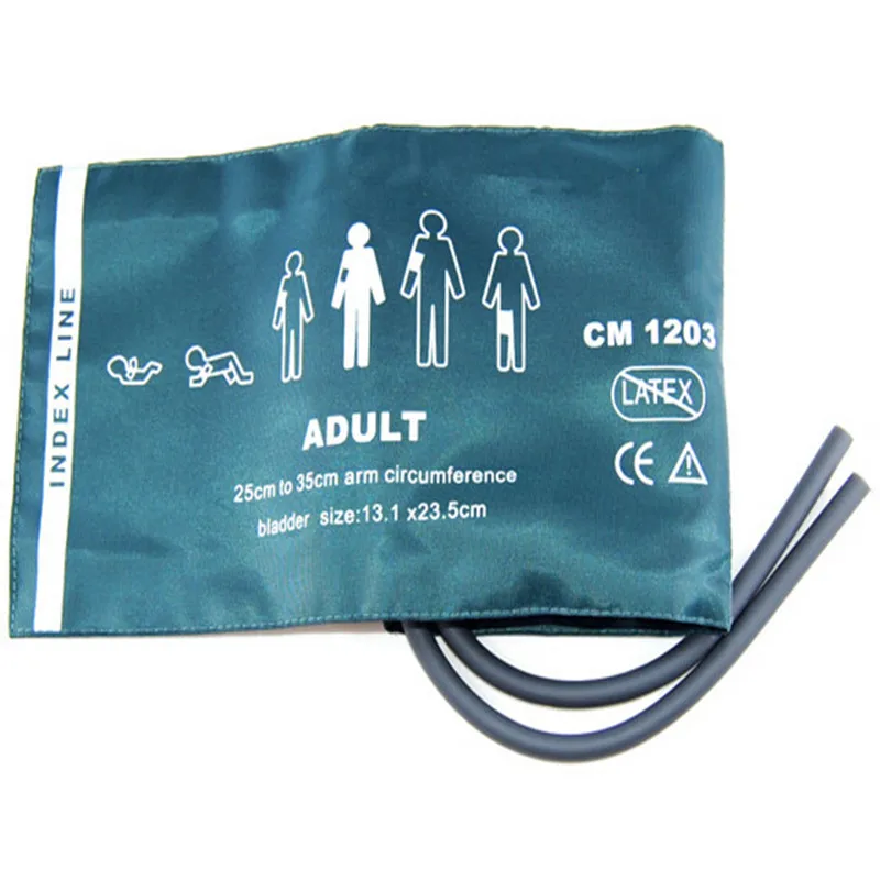 10pcs/lot Free Shipping Nylon Material Reusable NIBP Dould Tube Cuff,TPU Bladder Inside.For Patient Monitor Use,ARM Cuff 25-35cm
10pcs/lot Free Shipping Nylon Material Reusable NIBP Dould Tube Cuff,TPU Bladder Inside.For Patient Monitor Use,ARM Cuff 25-35cm