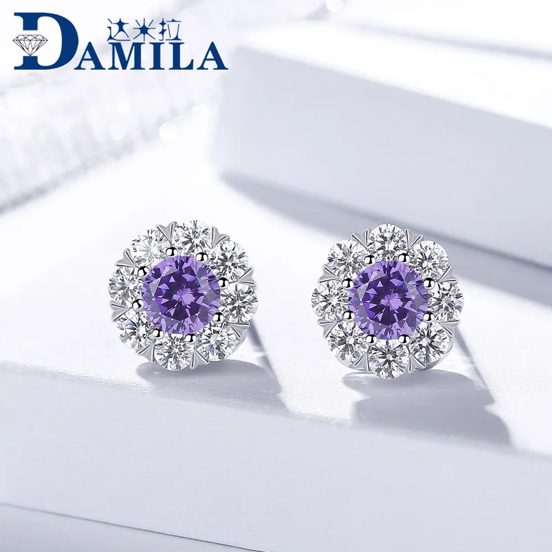 High quality 925 sterling silver crystal earrings with Cubic Zironia stone Trendy round earrings for women jewelry silver S925
High quality 925 sterling silver crystal earrings with Cubic Zironia stone Trendy round earrings for women jewelry silver S925