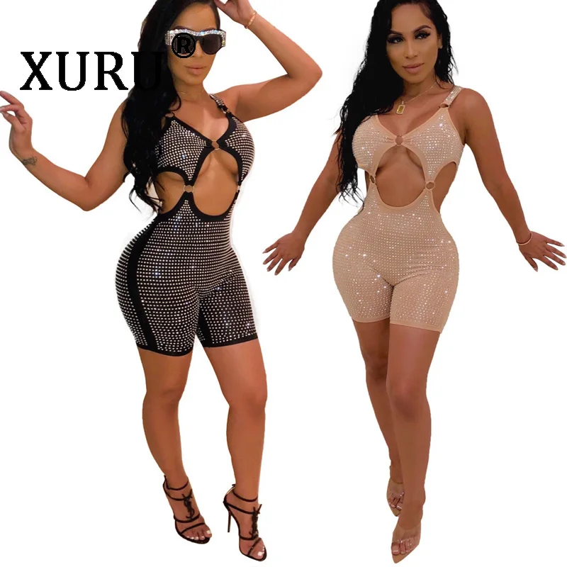 XURU Новый Модный женский сексуальный комбинезон для ночного клуба, комбинезон с полыми бретелями, Облегающий комбинезон
XURU Новый Модный женский сексуальный комбинезон для ночного клуба, комбинезон с полыми бретелями, Облегающий комбинезон