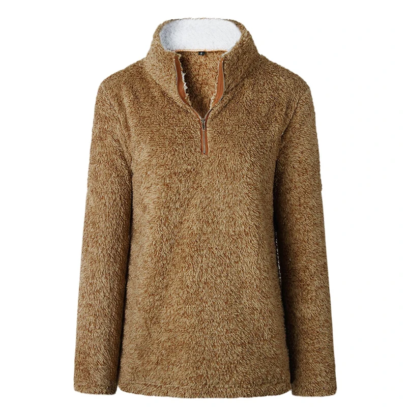 Women Fluffy Hoodies 2018 Fall Winter Warm Soft Fleece Sweatshirt Tops Ladies Zipper V-Neck Loose Pullover Outerwear SJ304V
Women Fluffy Hoodies 2018 Fall Winter Warm Soft Fleece Sweatshirt Tops Ladies Zipper V-Neck Loose Pullover Outerwear SJ304V