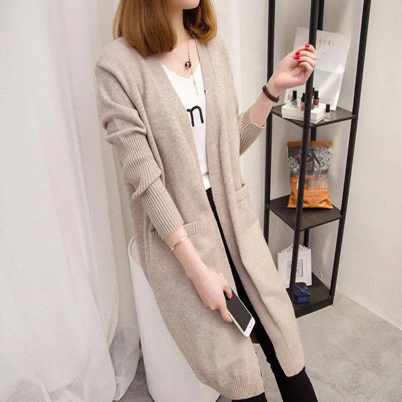 Women Sweater Long Cardigan 2018 New Fashion Autumn Winter Long Sleeve Loose Knitted Tops Cardigan female Sweater Long Coat
Women Sweater Long Cardigan 2018 New Fashion Autumn Winter Long Sleeve Loose Knitted Tops Cardigan female Sweater Long Coat