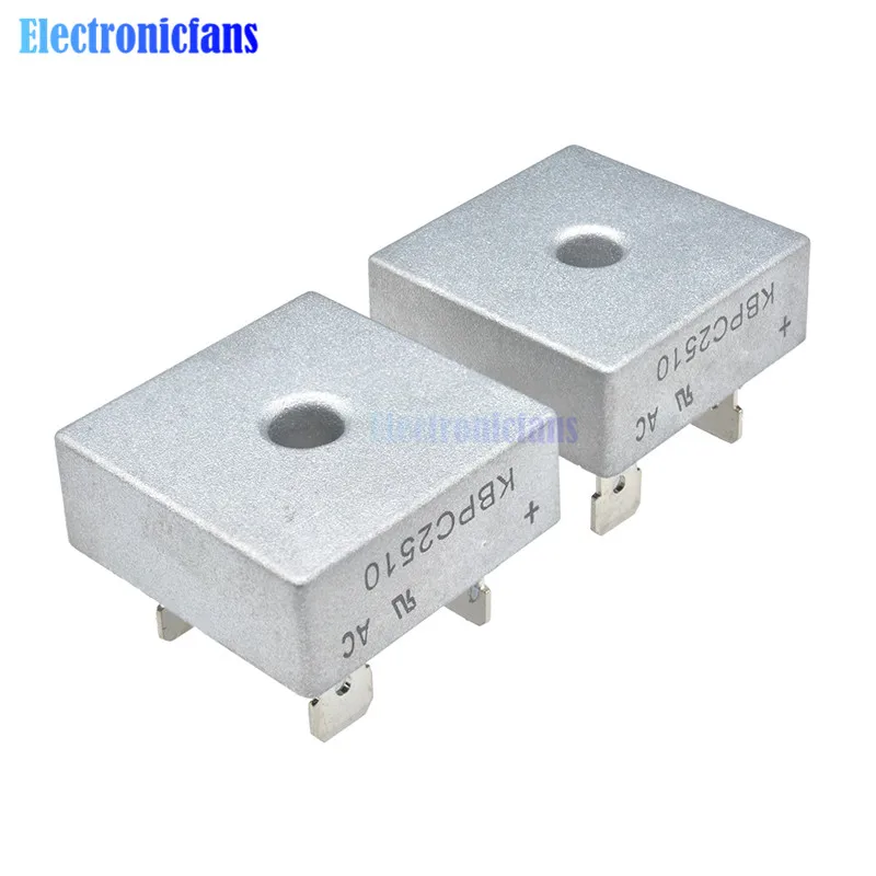10PCS KBPC2510 1000V 25A Diode Bridge Rectifier Single Phase Bridge Rectifier New Arrival
10PCS KBPC2510 1000V 25A Diode Bridge Rectifier Single Phase Bridge Rectifier New Arrival