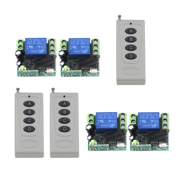 Мити-пластиковый чехол Реле DC 12V 10A 1CH RF пульт дистанционного управления с 3 шт. белый 4-кнопочный контроллер Артикул: 5391
Мити-пластиковый чехол Реле DC 12V 10A 1CH RF пульт дистанционного управления с 3 шт. белый 4-кнопочный контроллер Артикул: 5391