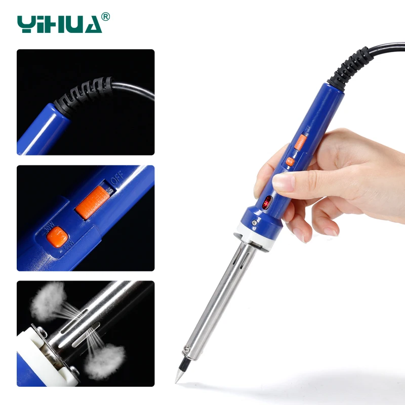 YIHUA 960-II паяльник для подключения к 110V 220 В дополнительно 30/60W паяльник Комплект с Контроль температуры переключатель Мощность Swithch
YIHUA 960-II паяльник для подключения к 110V 220 В дополнительно 30/60W паяльник Комплект с Контроль температуры переключатель Мощность Swithch