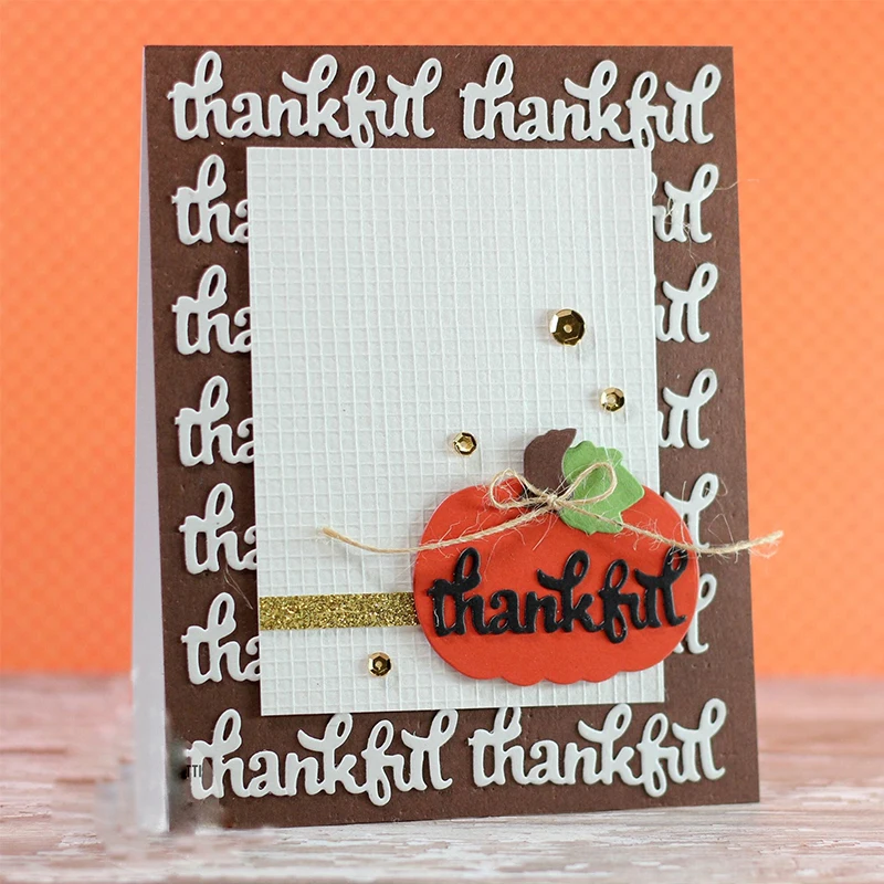 Letter Thankful Frame Metal Cutting Dies Stencil for Scrapbooking Photo Album Embossing Paper Cards Making Decorative Crafts
Letter Thankful Frame Metal Cutting Dies Stencil for Scrapbooking Photo Album Embossing Paper Cards Making Decorative Crafts