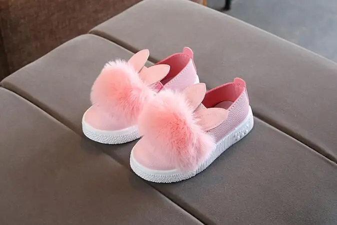 Size 21-30 Baby Shoes for Girl Toddler Non-slip Kids Shoes Leather Kids Sneakers Pompom Rabbit Ear girls kids sneakers
Size 21-30 Baby Shoes for Girl Toddler Non-slip Kids Shoes Leather Kids Sneakers Pompom Rabbit Ear girls kids sneakers