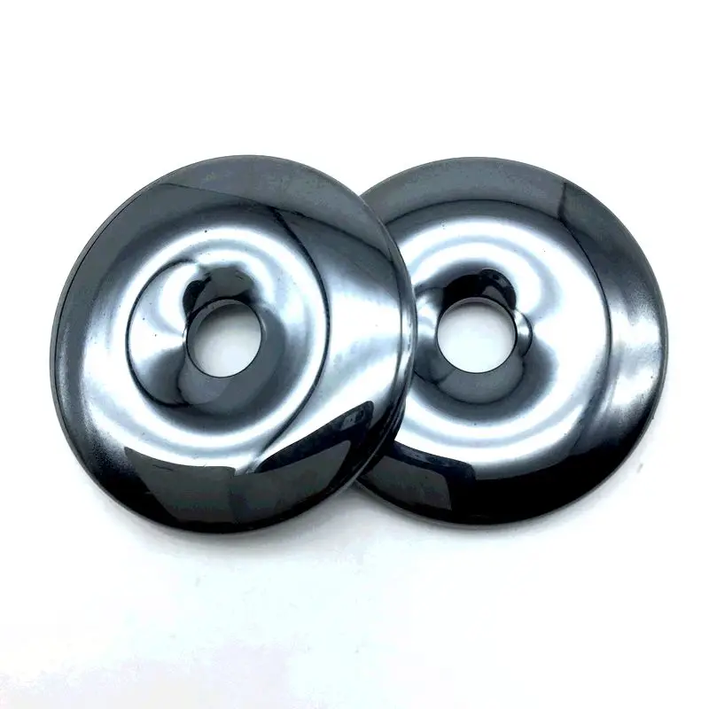 Wholesale Black Hematite Stone Donut Round Pendant 20 mm 30 mm 40 mm DIY Pendant Necklace
Wholesale Black Hematite Stone Donut Round Pendant 20 mm 30 mm 40 mm DIY Pendant Necklace