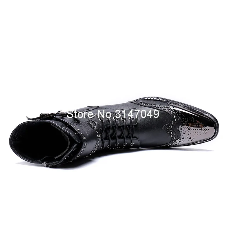 New Arrival Mens Ankle Boots Fashion Suede Leather Motorcycle Martin Boots Buckle Lace Up Men Winter Shoes Rhinestone Male Boots
New Arrival Mens Ankle Boots Fashion Suede Leather Motorcycle Martin Boots Buckle Lace Up Men Winter Shoes Rhinestone Male Boots