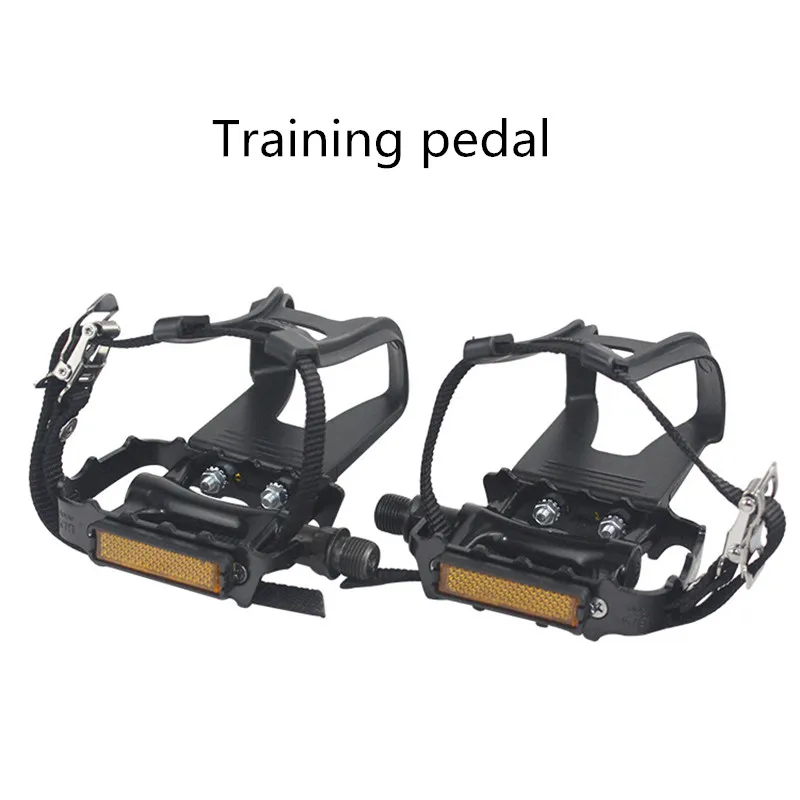 Bike Pedals with Clips and Straps for Exercise Bike Spin Bike And outdoor bicycles 9/16-Inch Spindle Resin/Alloy Bicycle Pedal
Bike Pedals with Clips and Straps for Exercise Bike Spin Bike And outdoor bicycles 9/16-Inch Spindle Resin/Alloy Bicycle Pedal
