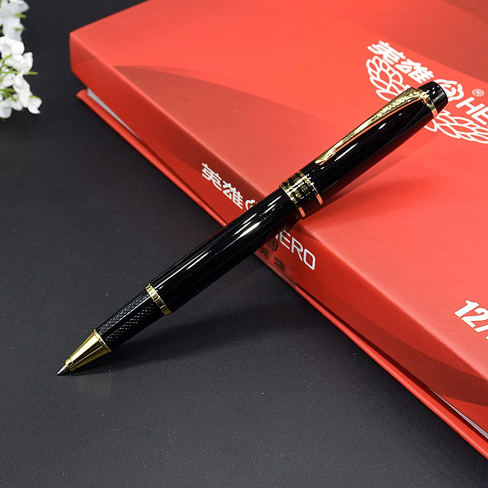 High Quality Noble Full Metal Luxury Ballpoint Pen H1501 Nib 0.5mm Golden Arrow Clip Business Office Roller Ball Pen stationery
High Quality Noble Full Metal Luxury Ballpoint Pen H1501 Nib 0.5mm Golden Arrow Clip Business Office Roller Ball Pen stationery
