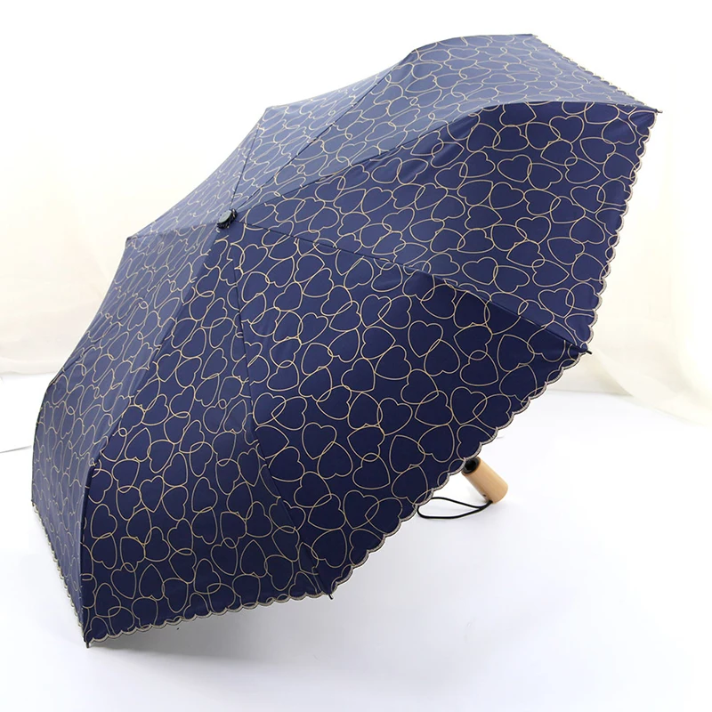 Umbrella Rain Women Pocket Heart Automatic Umbrella Rain Women Heart Print Anti UV Three Folding Lace Umbrellas Ombrello Mini XX
Umbrella Rain Women Pocket Heart Automatic Umbrella Rain Women Heart Print Anti UV Three Folding Lace Umbrellas Ombrello Mini XX