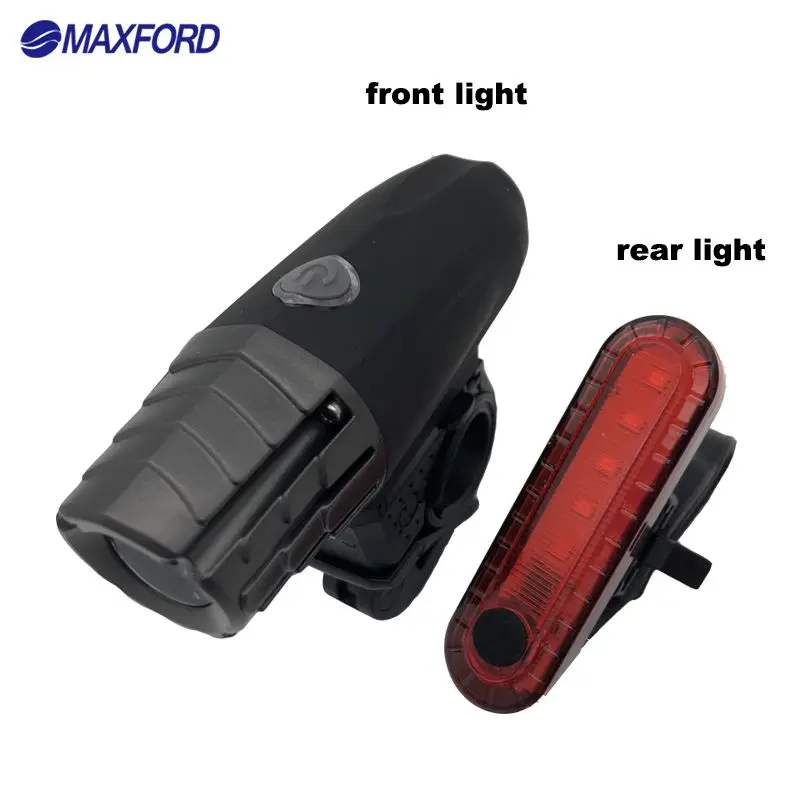 Передний и задний фонарь на руль велосипеда MAXFORD светильник свет сиденье