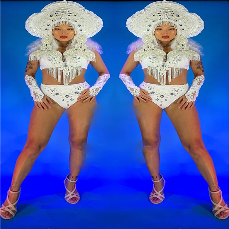 M41 Singer stage wears bodysuit dj show bar performance dress bikini outfits clothes party white headwear bra diamonds costumes
M41 Singer stage wears bodysuit dj show bar performance dress bikini outfits clothes party white headwear bra diamonds costumes