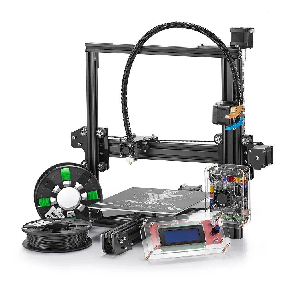 Tevo Тарантул Titan экструдер 3D принтеры 200*280*200 мм DIY Kit настольным принтером для Windows