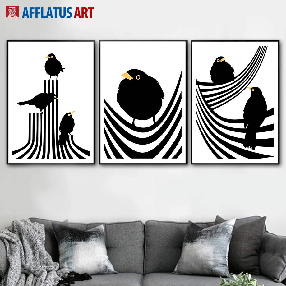 Black White Line Bird Wall Art Canvas Painting Nordic Posters And Prints Abstract Art Print Wall Pictures For Living Room Decor
Black White Line Bird Wall Art Canvas Painting Nordic Posters And Prints Abstract Art Print Wall Pictures For Living Room Decor