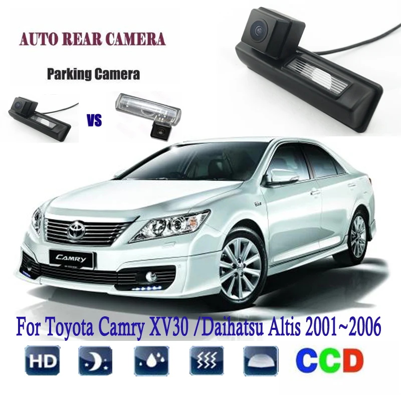 Car Rear Camera For Toyota Camry XV30 for Daihatsu Altis 2001~2006 /CCD/Night Vision/Rearview Backup Camera license plate camera
Car Rear Camera For Toyota Camry XV30 for Daihatsu Altis 2001~2006 /CCD/Night Vision/Rearview Backup Camera license plate camera