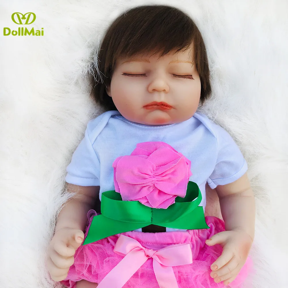 DollMai Bebes Reborn Dolls 20inch Silicone Vinyl Reborn baby dolls alive bebe Bonecas toddlerToys for Girls Gift
DollMai Bebes Reborn Dolls 20inch Silicone Vinyl Reborn baby dolls alive bebe Bonecas toddlerToys for Girls Gift