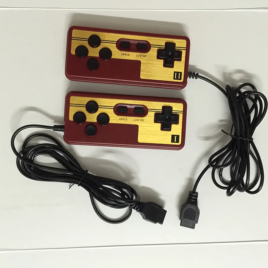 2pcs Gamepads 9 Holes Backup Game controller For 8bit TV game player wire length 1.8m Game Joypad Free shipping
2pcs Gamepads 9 Holes Backup Game controller For 8bit TV game player wire length 1.8m Game Joypad Free shipping