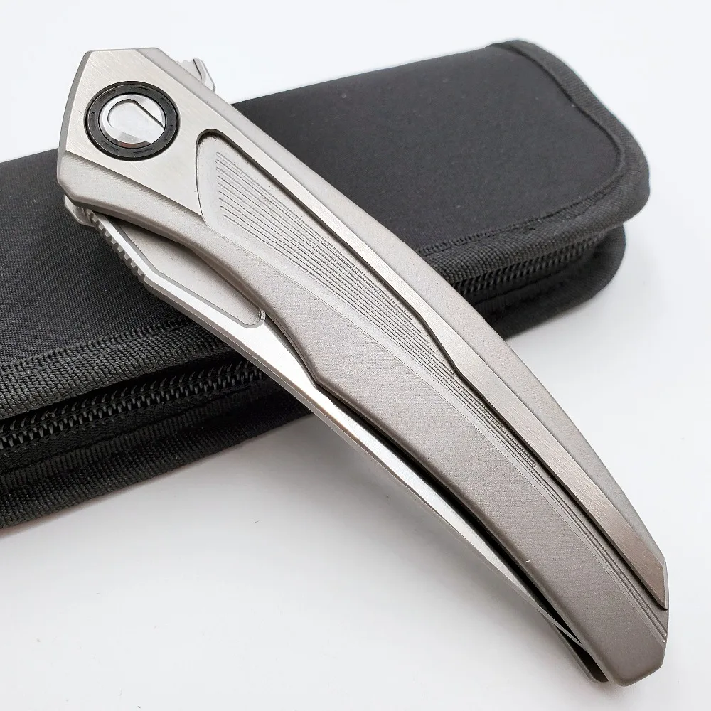 JSSQ Bear Folding Knife S35VN Blade TC4 Titanium Handle Camping Tactical Pocket Knife Outdoor Survival Hunting Knives EDC Tools
JSSQ Bear Folding Knife S35VN Blade TC4 Titanium Handle Camping Tactical Pocket Knife Outdoor Survival Hunting Knives EDC Tools