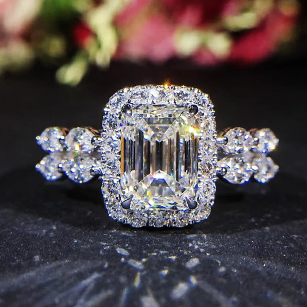 New Design Temperament Square Engagement Ring Anniversary Ring Engagement Ring engagement rings for women L0308
New Design Temperament Square Engagement Ring Anniversary Ring Engagement Ring engagement rings for women L0308