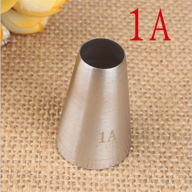1A Large Round Metal Cake Cream Decoration Tip Stainless Steel Piping Icing Nozzle Pastry Tools
1A Large Round Metal Cake Cream Decoration Tip Stainless Steel Piping Icing Nozzle Pastry Tools