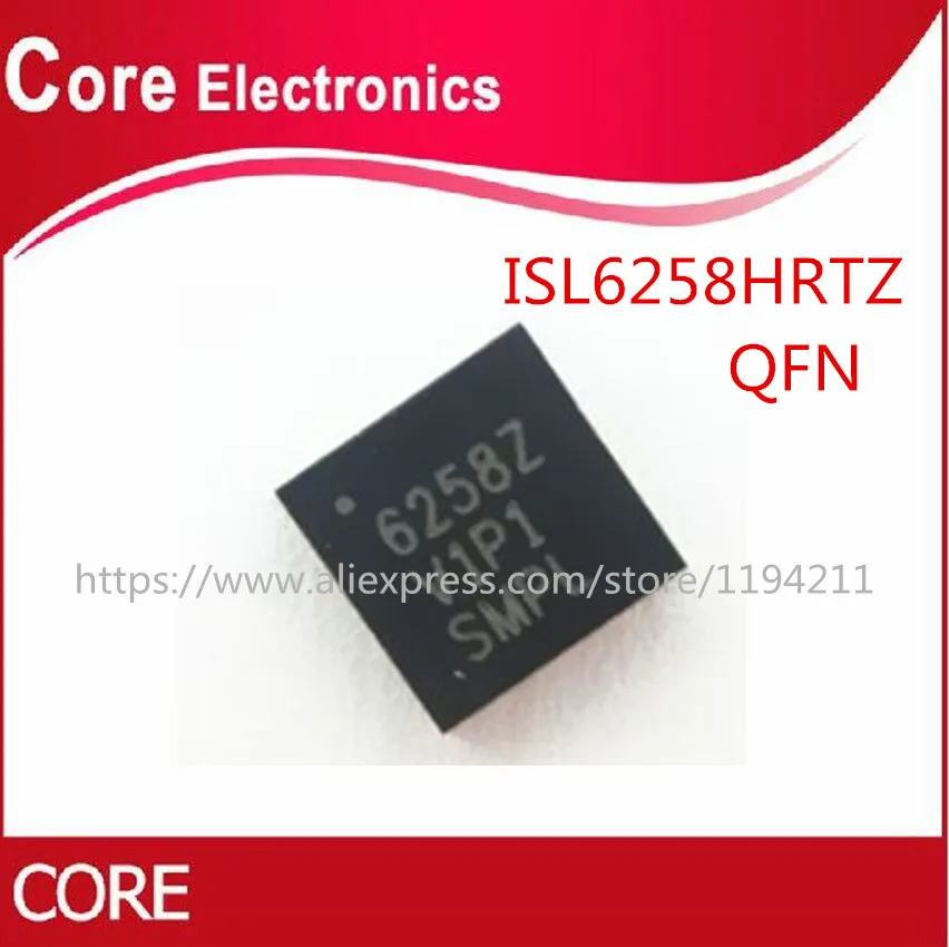 10 шт. ISL6258HRTZ ISL6258 6258HRTZ 8HRTZ QFN-28 | Электронные компоненты и принадлежности