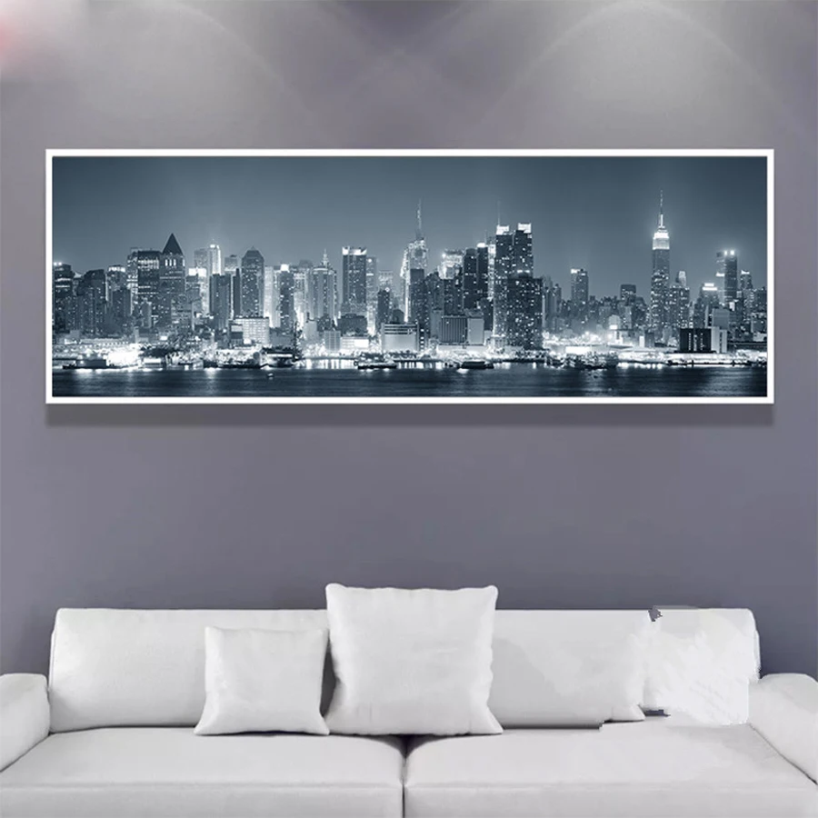 Большая квадратная картина из страз 5D «сделай сам», вышивка крестиком в виде ночи Нью-Йорка, бриллиантовая мозаика C544 
Большая квадратная картина из страз 5D «сделай сам», вышивка крестиком в виде ночи Нью-Йорка, бриллиантовая мозаика C544