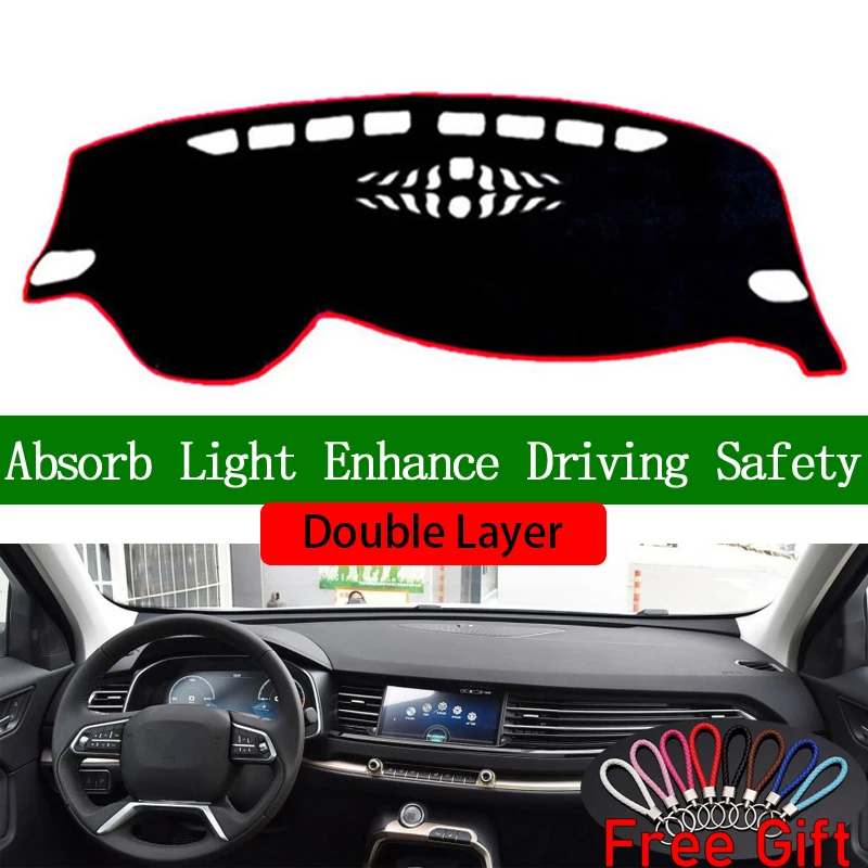 Double Layer Car Stickers For HAVAL H6 2018-2019 Dashboard Cover Car Accessories Interior Anti-UV Car Decals
Double Layer Car Stickers For HAVAL H6 2018-2019 Dashboard Cover Car Accessories Interior Anti-UV Car Decals