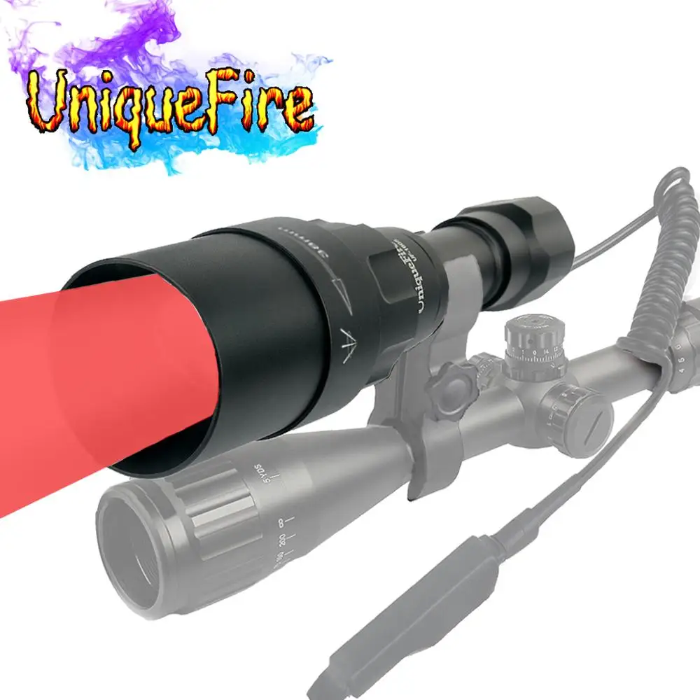 UniqueFire 1605 Lamp Torch 38mm Lamp Torch XPE RED Predator Light Beam Led Scope Flashlight for Night Hunting
UniqueFire 1605 Lamp Torch 38mm Lamp Torch XPE RED Predator Light Beam Led Scope Flashlight for Night Hunting