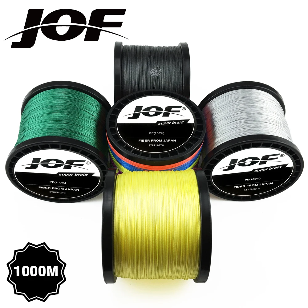 JOF 1000M 8 Strands Multicolour PE Braided Wire Multifilament Super Strong Fishing Line 2019 New
JOF 1000M 8 Strands Multicolour PE Braided Wire Multifilament Super Strong Fishing Line 2019 New