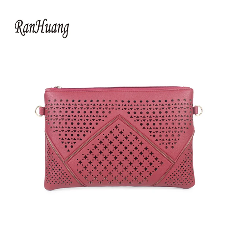 RanHuang Women Fashion Clutch Bags New 2017 High Quality PU Leather Shoulder Bags Hollow Out Designer Crossbody Bags Red Color
RanHuang Women Fashion Clutch Bags New 2017 High Quality PU Leather Shoulder Bags Hollow Out Designer Crossbody Bags Red Color