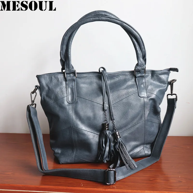 Woman Handbags Genuine Leather Bag Female Shoulder Crossbody Bags High Quality Casual Tote With Tassel Big Women Messenger Bag
Woman Handbags Genuine Leather Bag Female Shoulder Crossbody Bags High Quality Casual Tote With Tassel Big Women Messenger Bag