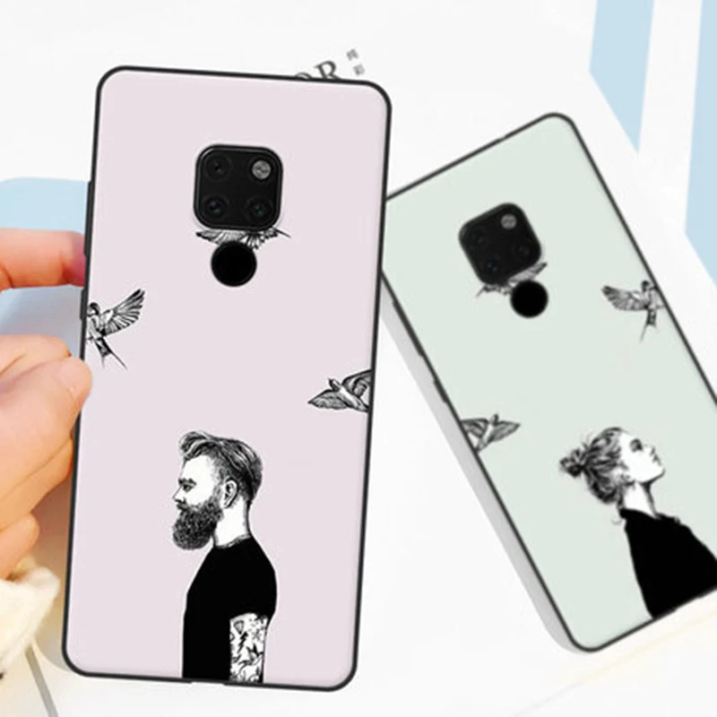 Силиконовый чехол для Huawei Mate 20, чехол для телефона, мягкий чехол с рисунком влюбленных из мультфильмов для Huawei Mate20, защитный чехол
Силиконовый чехол для Huawei Mate 20, чехол для телефона, мягкий чехол с рисунком влюбленных из мультфильмов для Huawei Mate20, защитный чехол