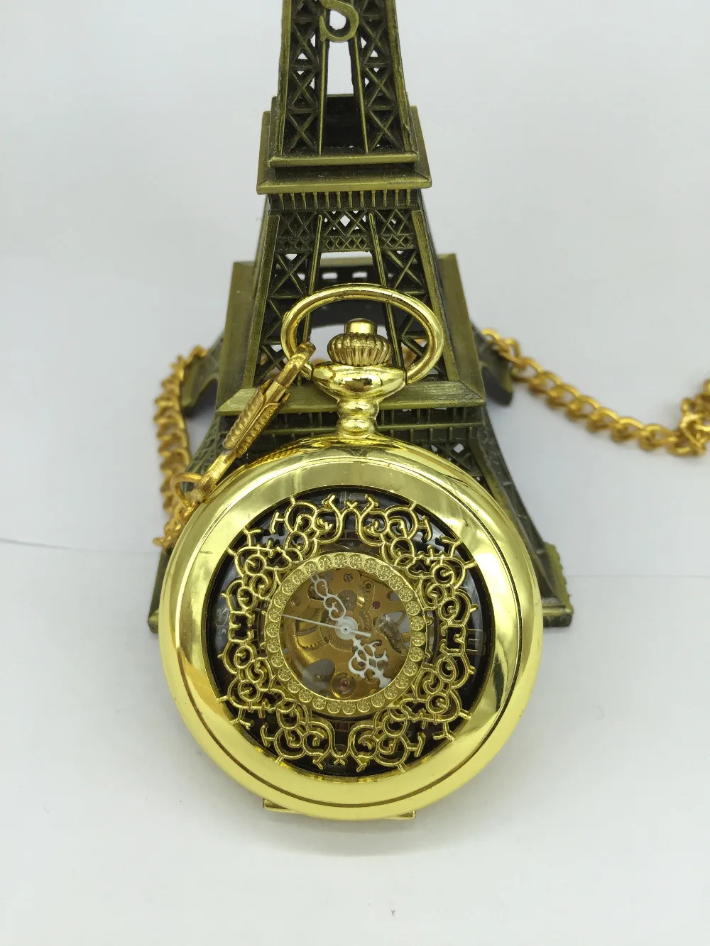 New Gold Flower Type Analog Selekton Mens Hand Winding Mechanical Pocket Watch W016
New Gold Flower Type Analog Selekton Mens Hand Winding Mechanical Pocket Watch W016