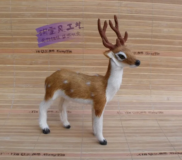 cute creative simulation deer toy polyethylene & furs deer doll gift about 13x4.5x17cm 2262
cute creative simulation deer toy polyethylene & furs deer doll gift about 13x4.5x17cm 2262